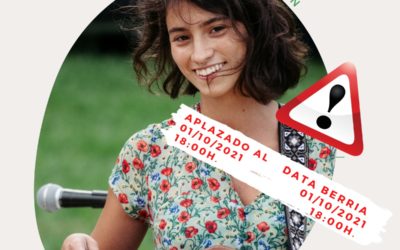Idoia Asurmendi en concierto en el Bosque de Orgi