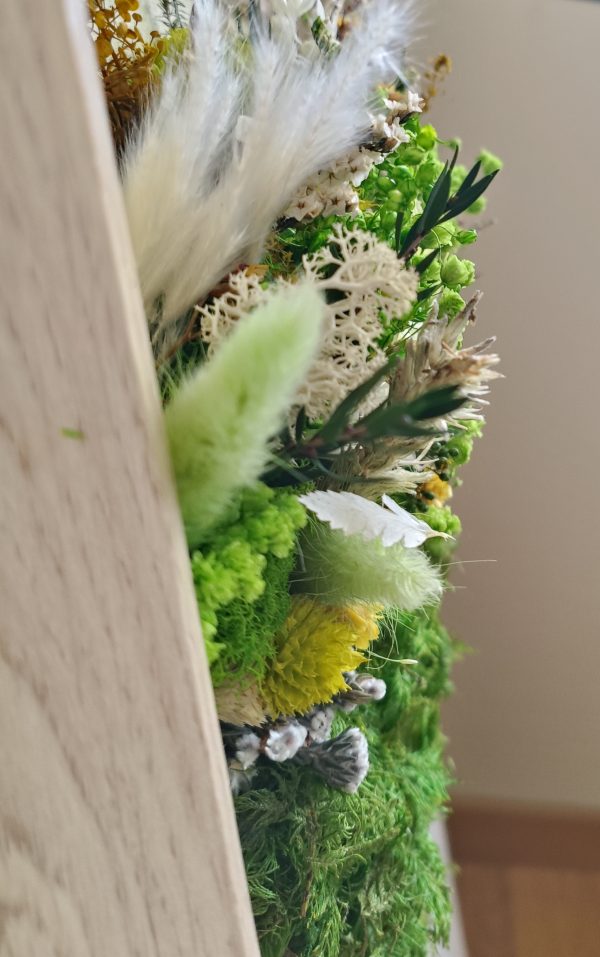 Cuadro en tonos verdes, martillos y blancos - Imagen 5
